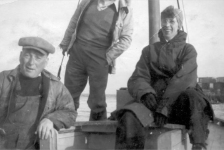 520: "Walter &amp;amp; Anne Doyle squid jigging off Red Island in Frank Ryan's boat".[courtesy  of Anne (Ryan) Doyle].  - Anne daughter of Denis Ryan &amp;amp; Mary Dunphy, married Walter Doyle
